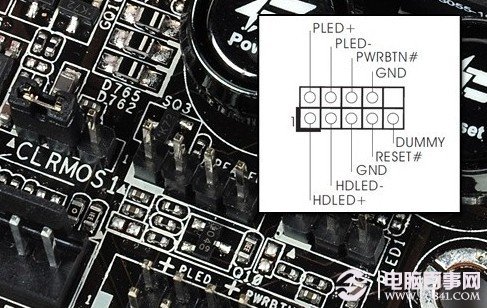 主板跳线接法示意图